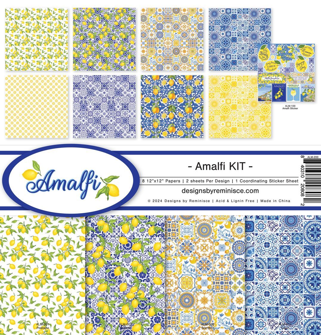 Reminisce Collection Kit 12"X12" Amalfi