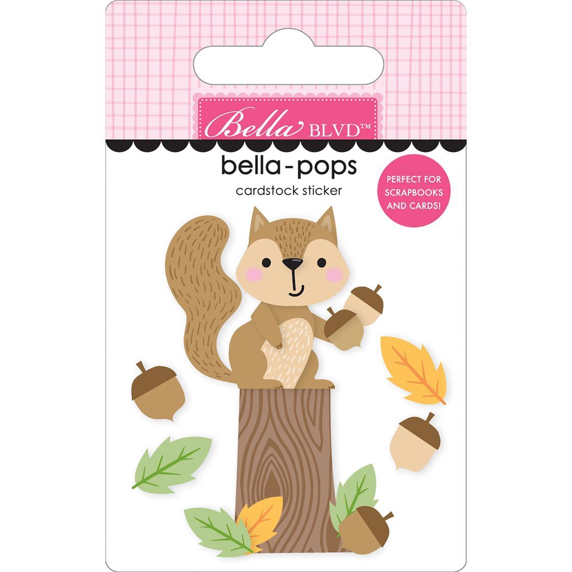 Bella Blvd Adventure Awaits Bella-Pops 3D Stickers Nutty Little Friend
