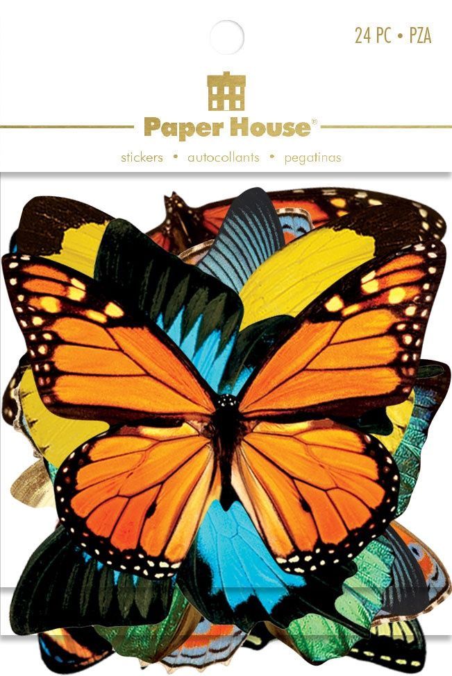 Paper House Self-Adhesive Die-Cuts Butterflies