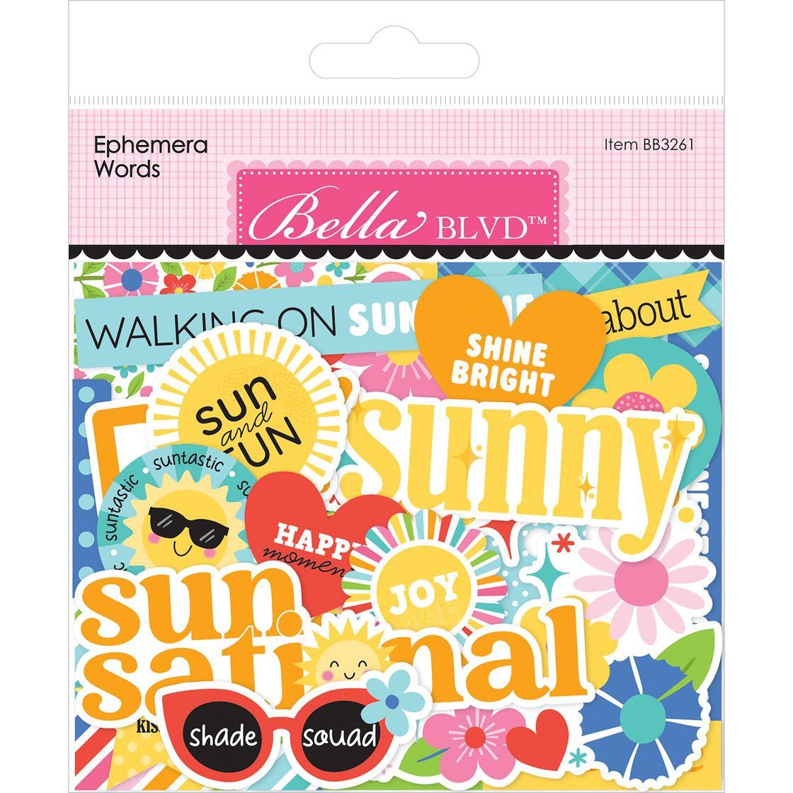 Bella Blvd Words Ephemera Walking on Sunshine
