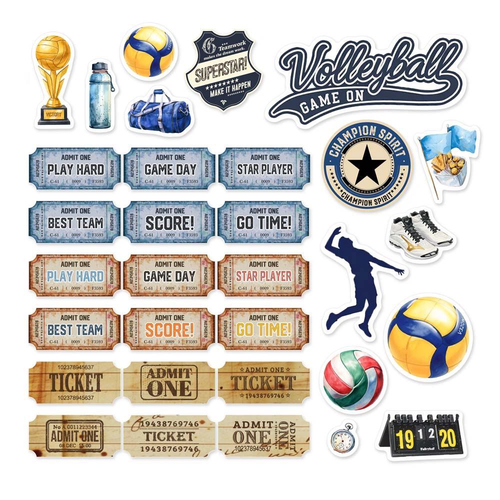 Memory Place Ephemera Volleyball