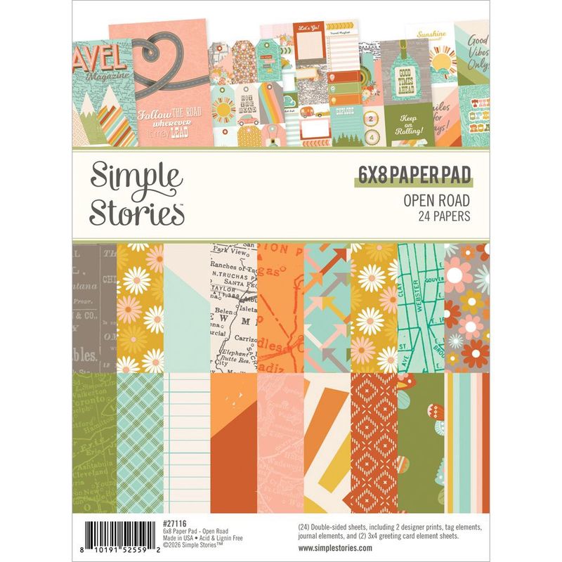 Simple Stories Paper Pad 6"X8" Simple Stories Paper Pad 6"X8"