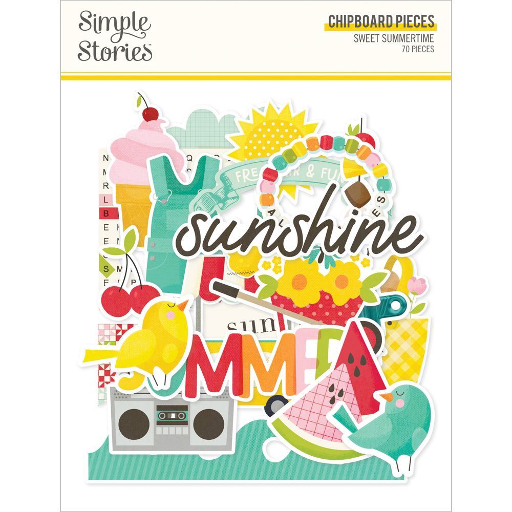 Simple Stories Chipboard Stickers 12"X12"