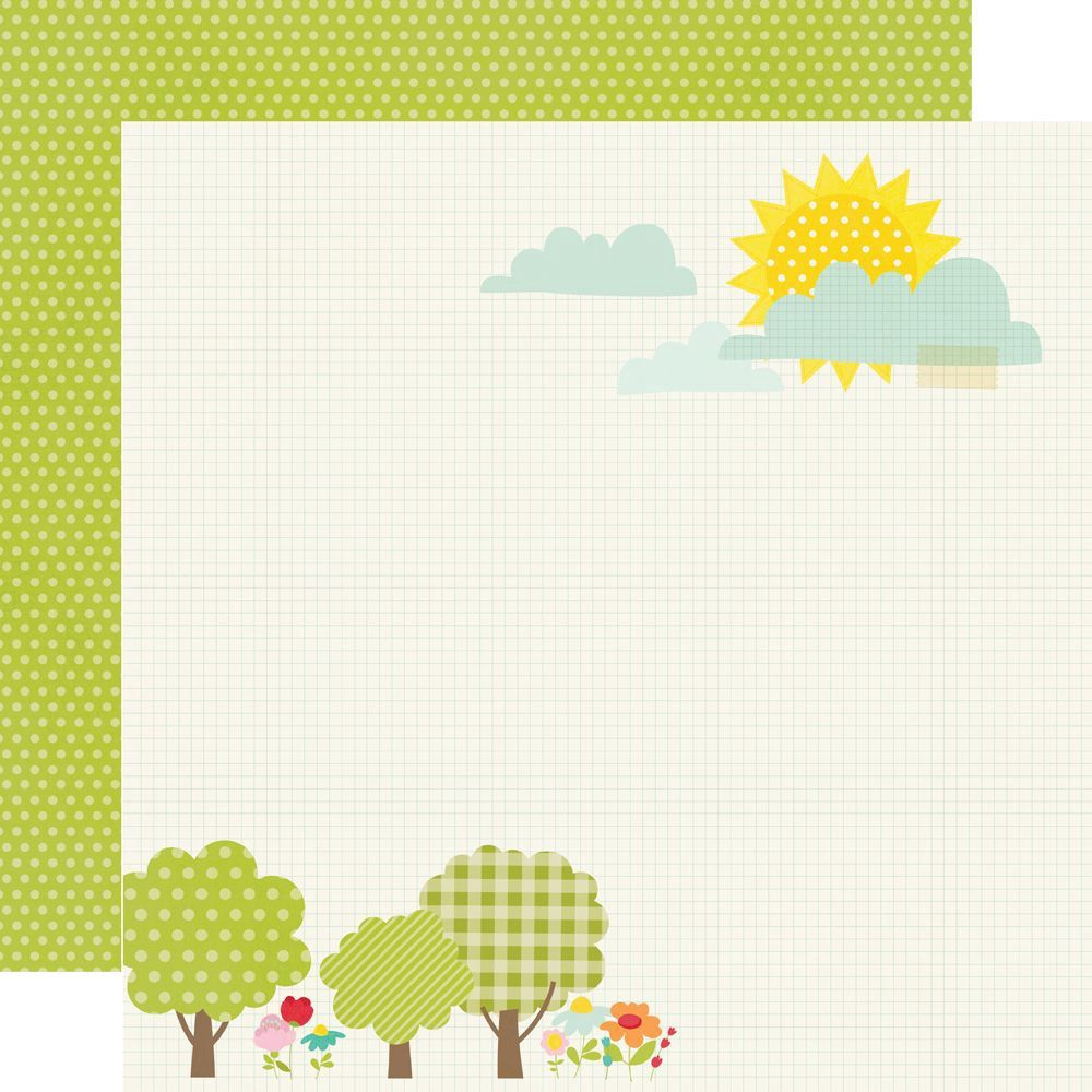 Simple Stories Sweet Summertime Double-Sided Paper 12"X12" Easy Breezy Days