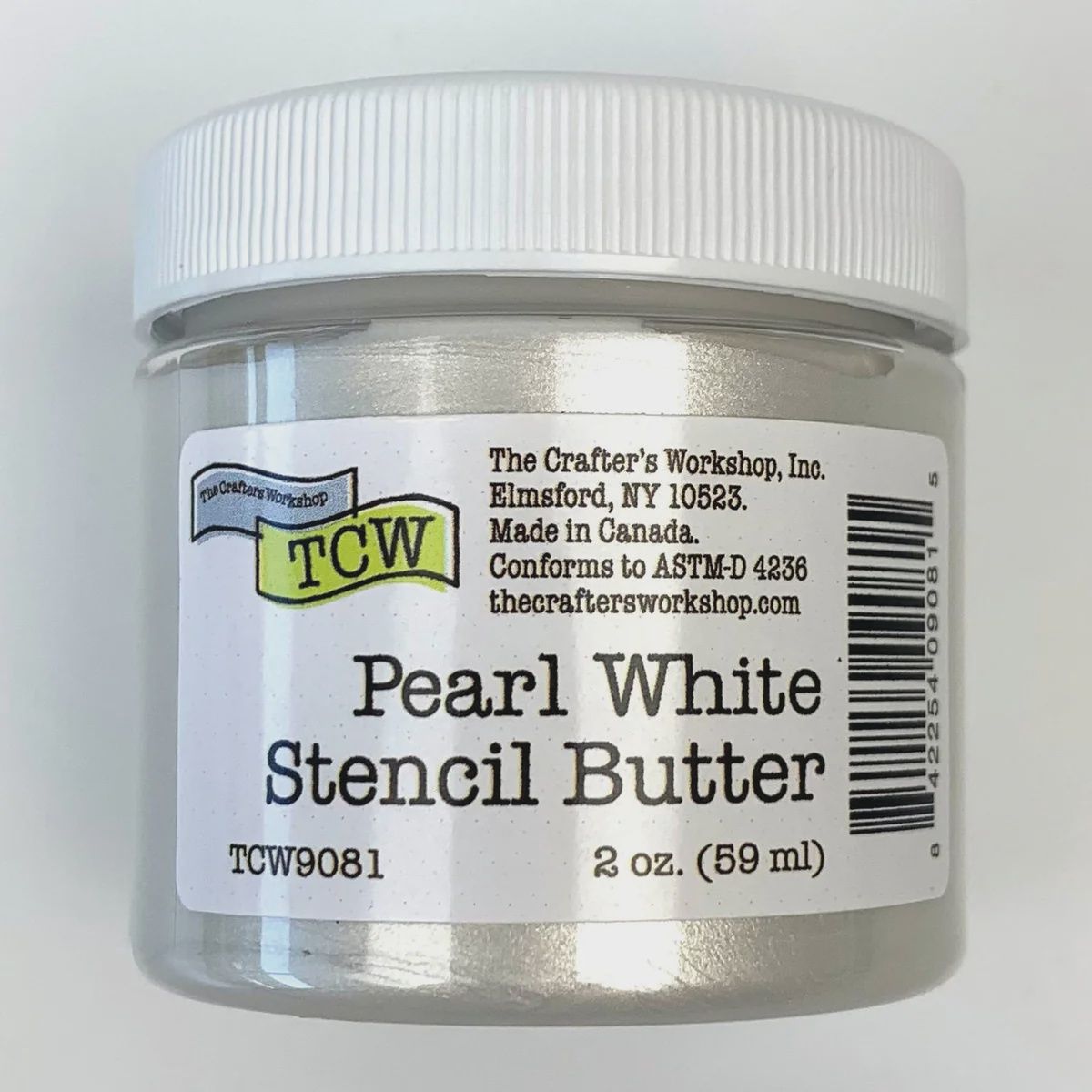 The Crafters Workshop (TCW) Stencil Butter Pearl White