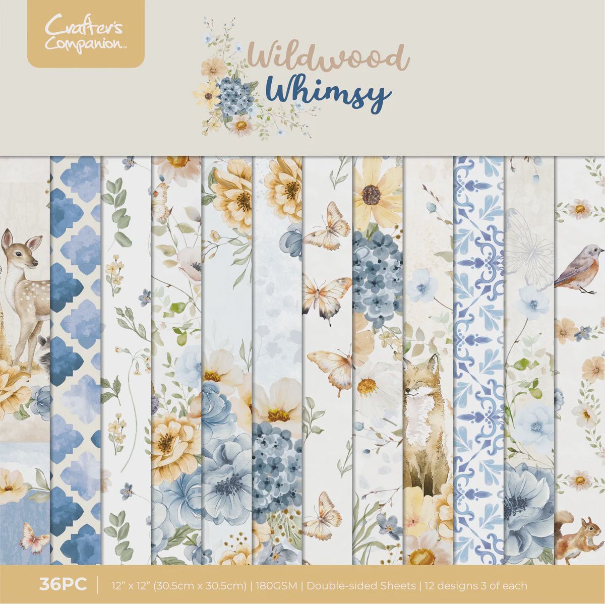 Wildwood Whimsy - 12" x 12" Paper Pad