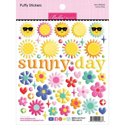 Bella Blvd Puffy Stickers Walking on Sunshine