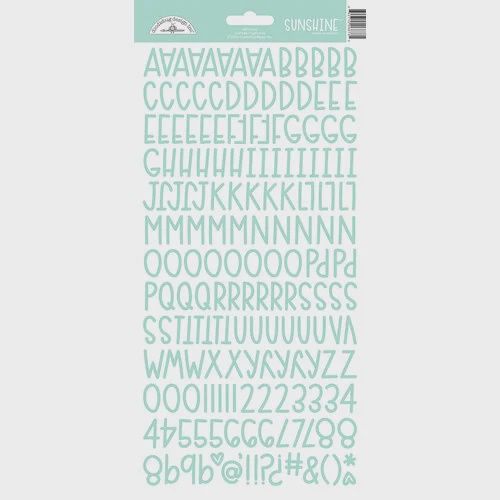 Doodlebug 6873 Mint Sunshine Cardstock Stickers