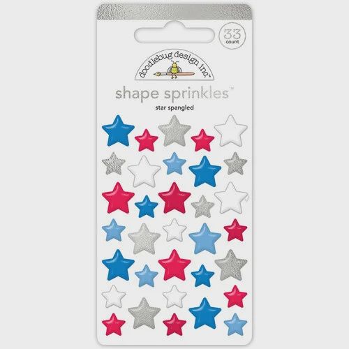 Hometown USA Collection - Shape Sprinkles - Star Spangled