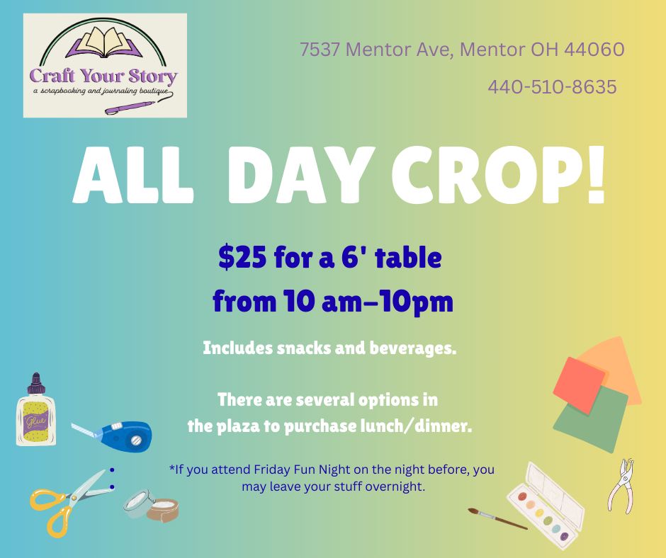 11. All Day Crop - September 26, 2026