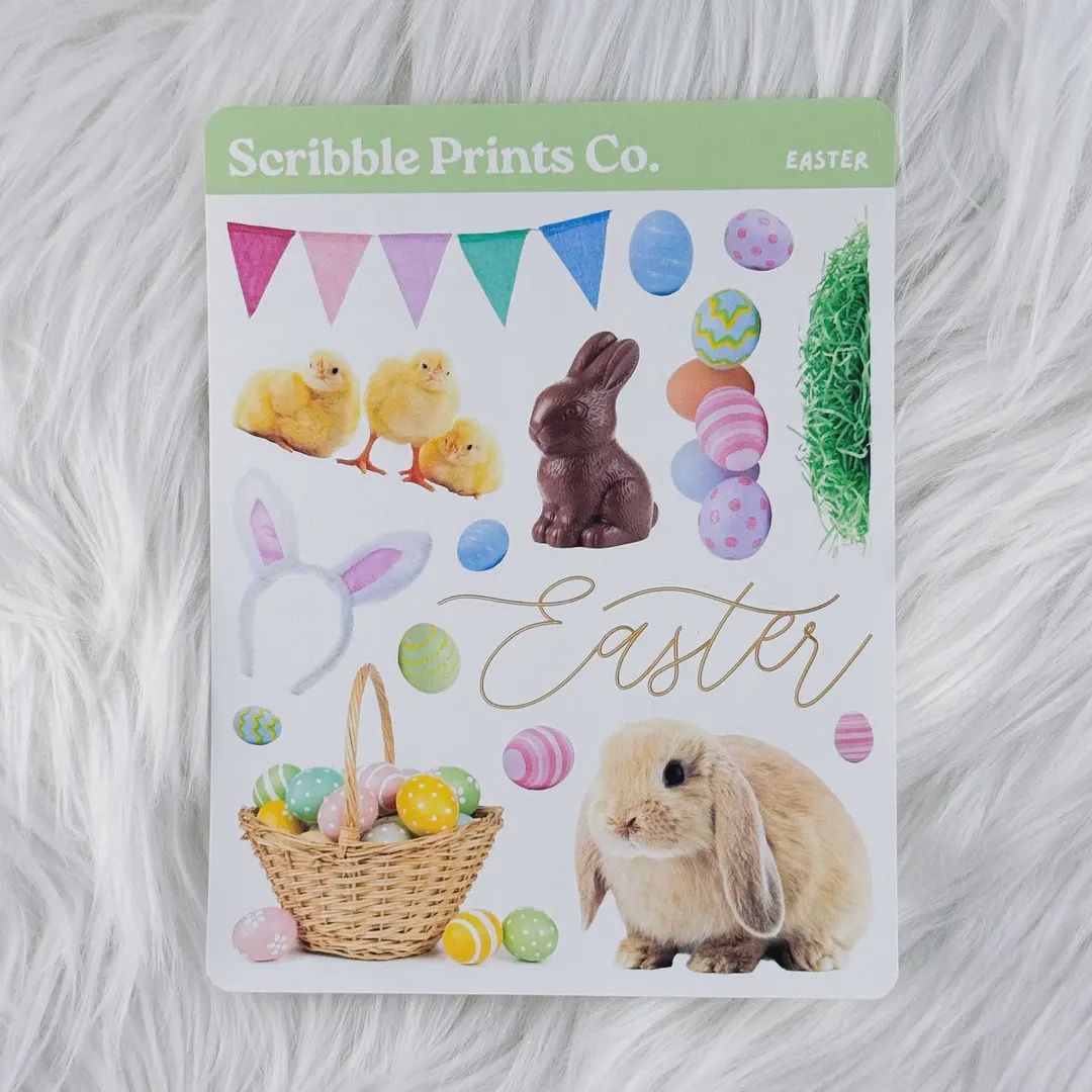 Easter – Journal Deco // Matte Stickers