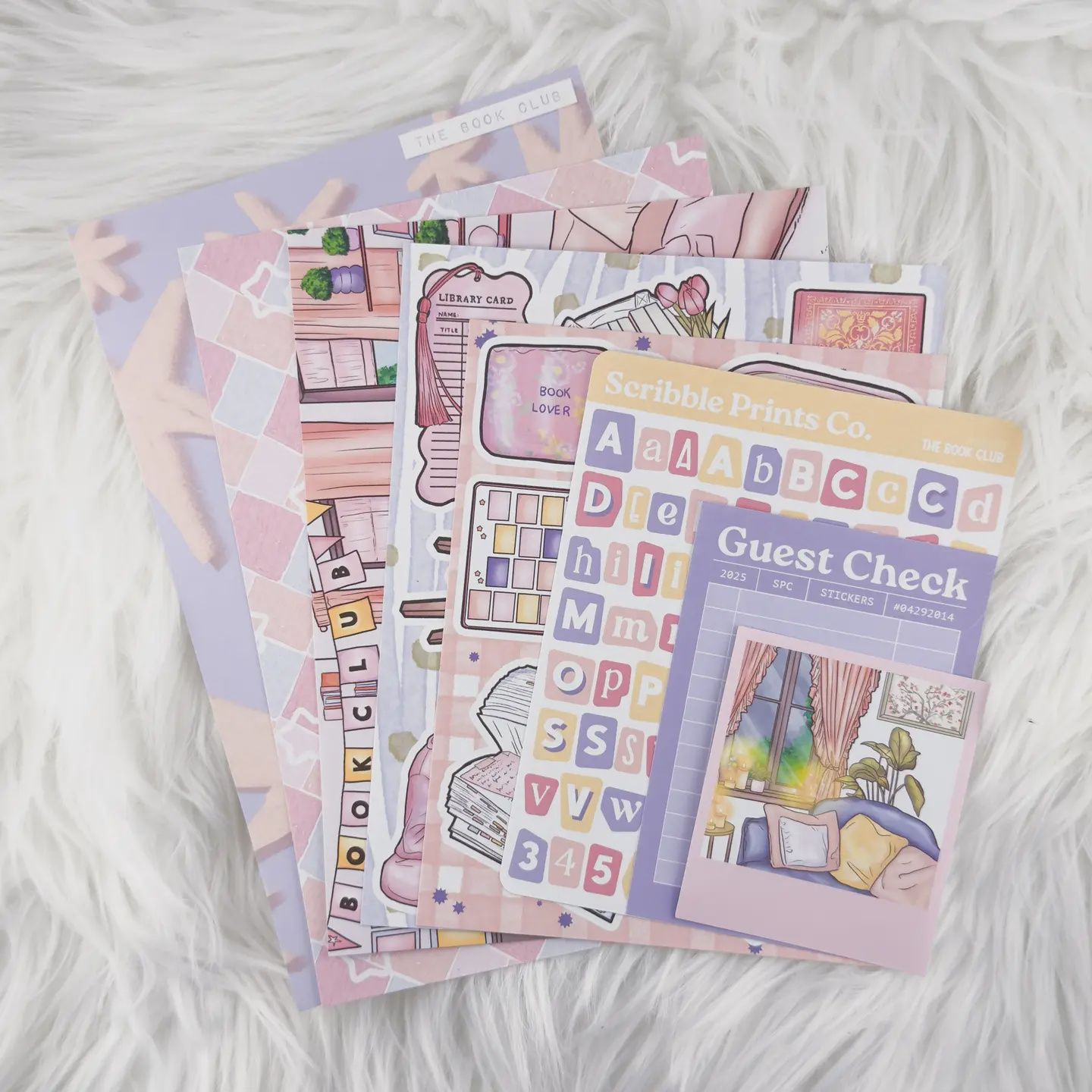 The Book Club – Creative Journaling Kit // Matte Junk Journal Stickers
