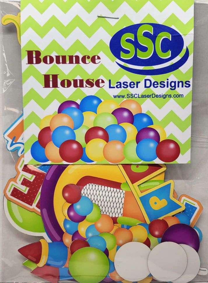 Bounce House Collection Laser Cut Ephemera
