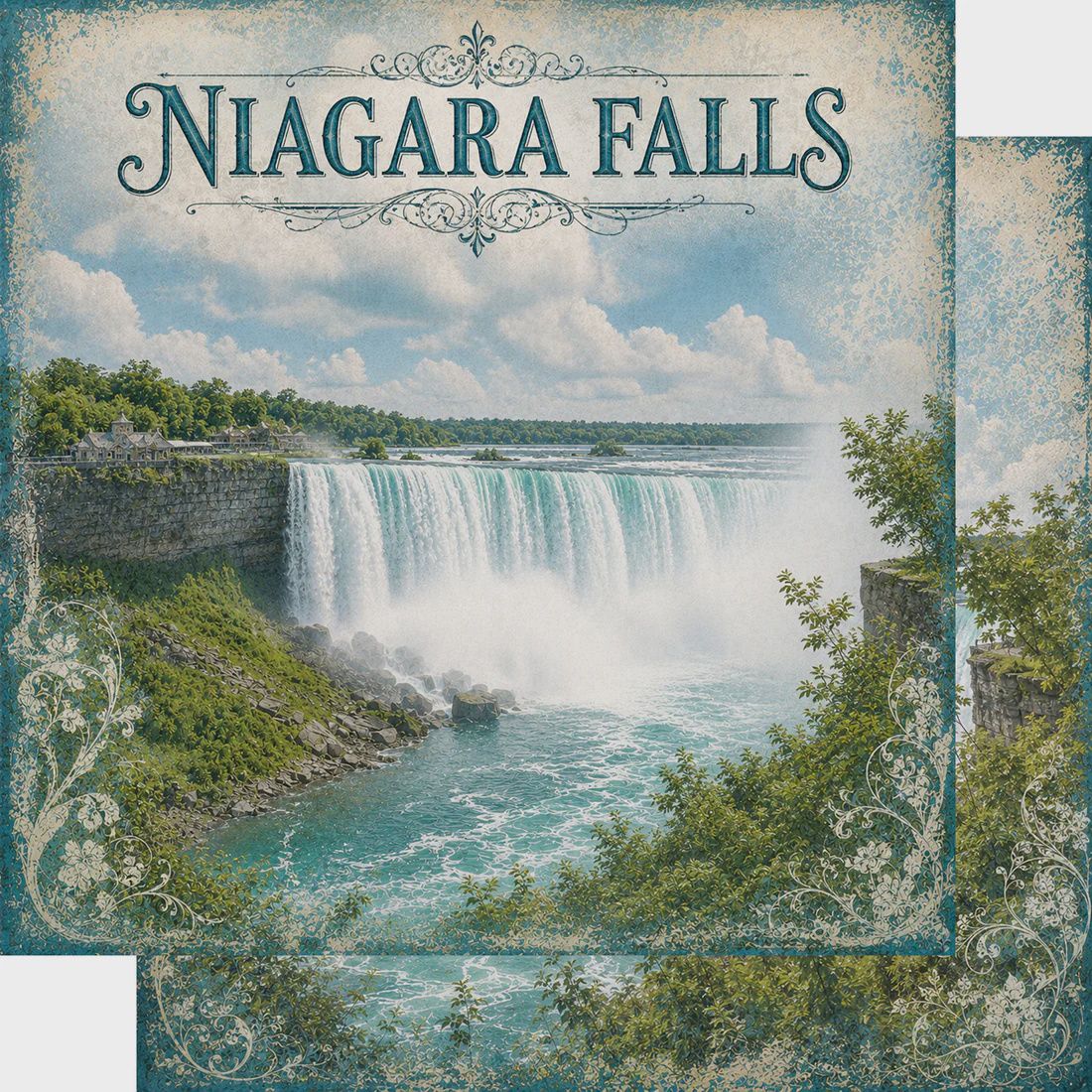 Niagara Falls 12 x 12 Double-Sided Scrapbook Paper