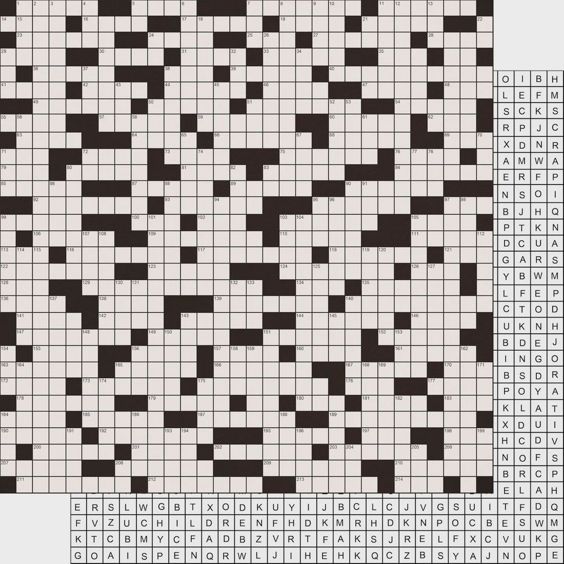 Game Night Collection Crossword Craze 12 x 12 Double-Sided Scrapbook Paper
