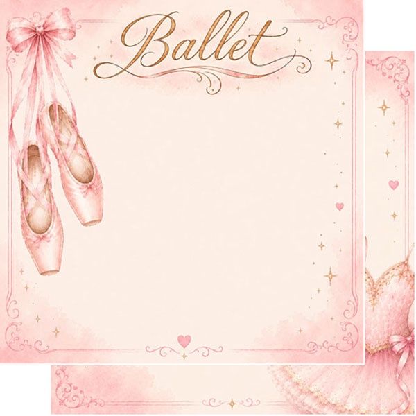 Ballet Dance Watercolor DS Paper