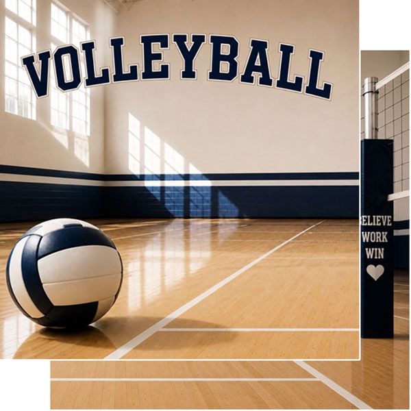 Volleyball Sport DS Paper