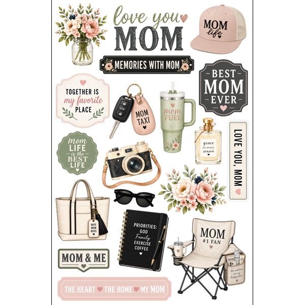 Mom Things Embellishment