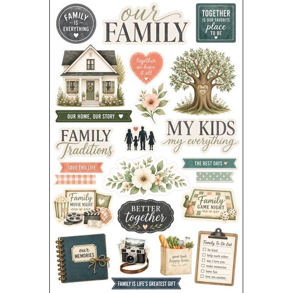 Our Family Things Embellishment