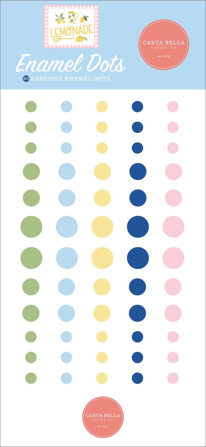 Lemonade Enamel Dots