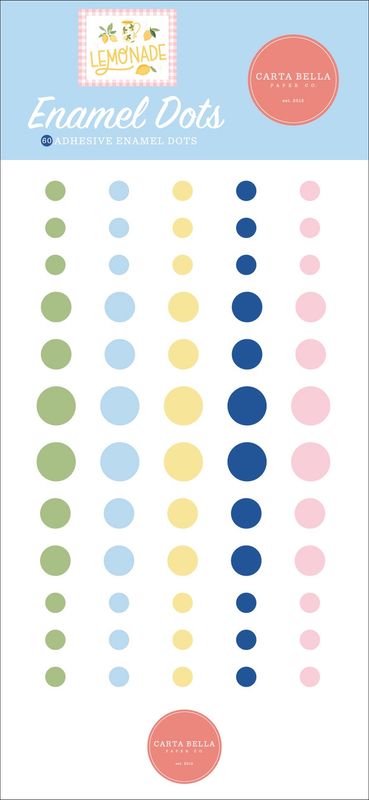 Lemonade Enamel Dots
