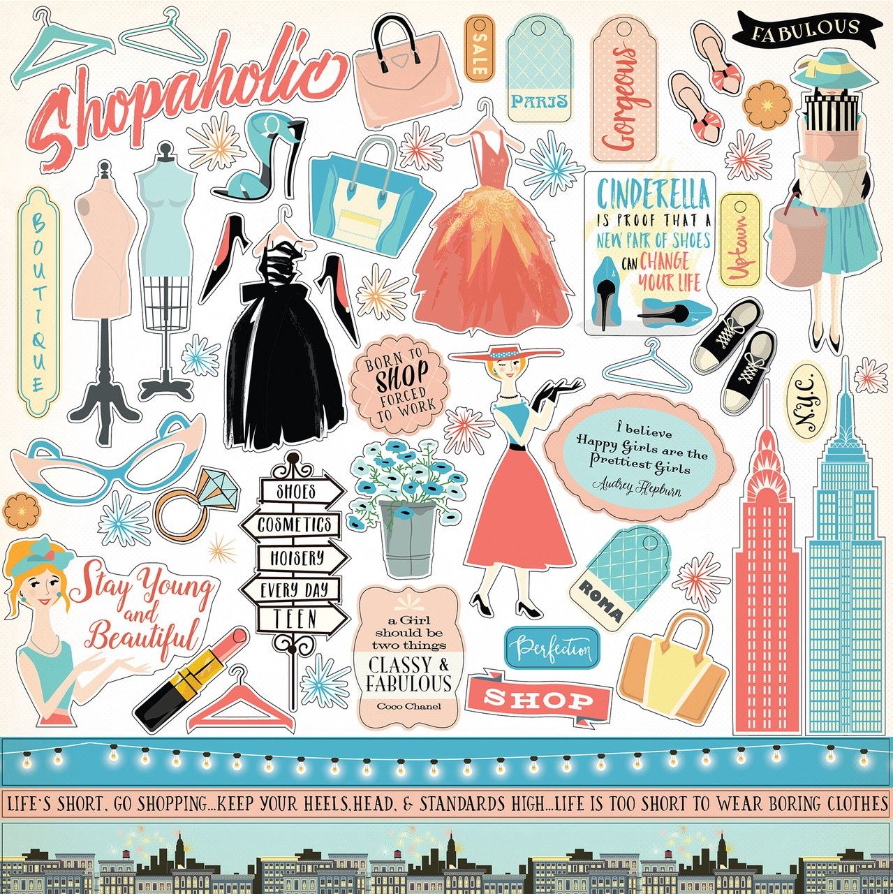 Metropolitan Girl Element Sticker
