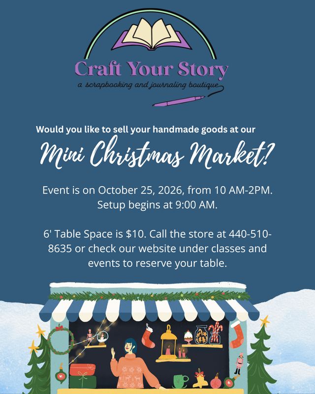 Mini Christmas Market Table