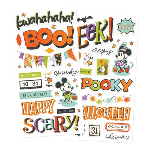 Say Cheese Classic Mouse Halloween Foam Stickers