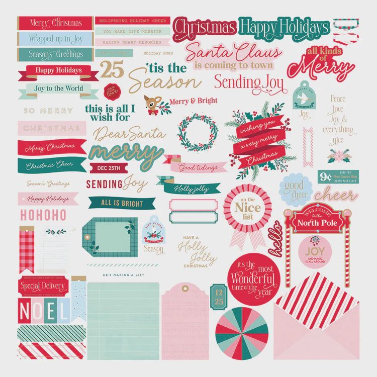 Dear Santa Die Cut Sentiments