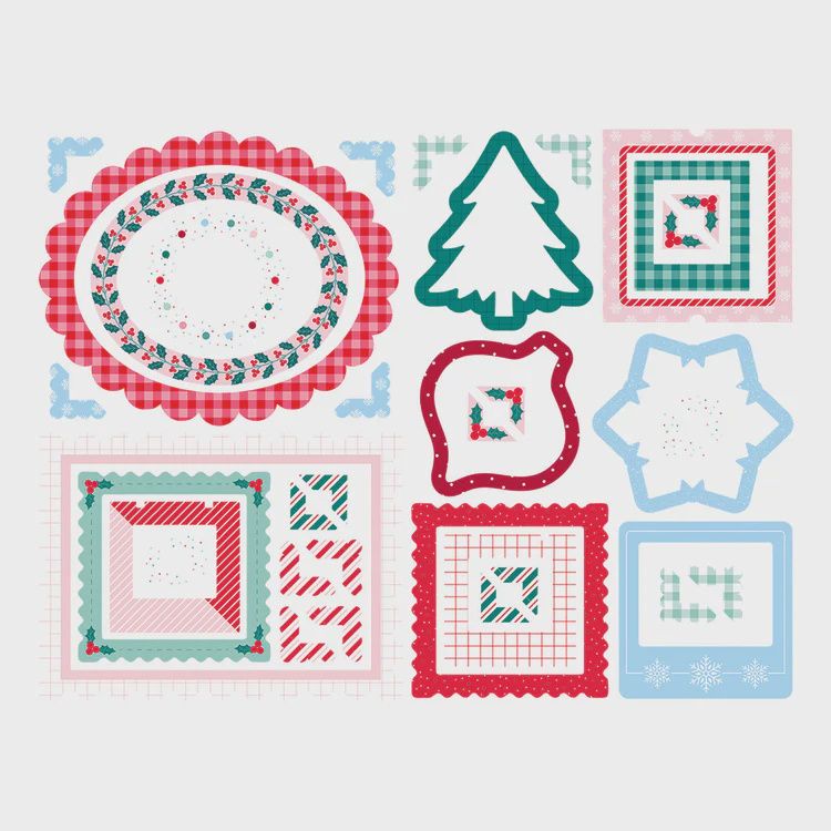 Dear Santa Chipboard Frames &amp; Corners