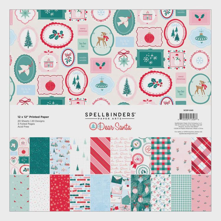 Dear Santa 12" x 12" Paper Pack
