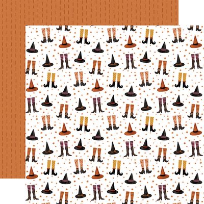 Halloween Witchcraft Wardrobe 12x12 Patterned Paper
