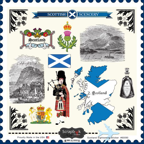 Scotland - Sightseeing Sticker