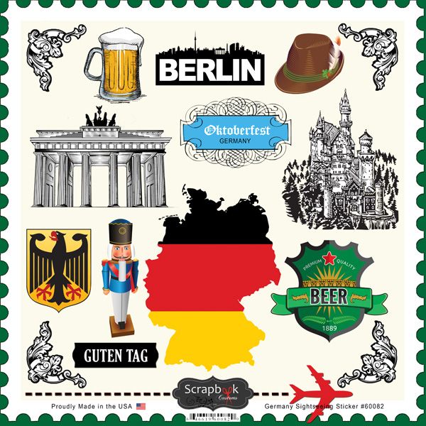 Germany - Sightseeing Sticker