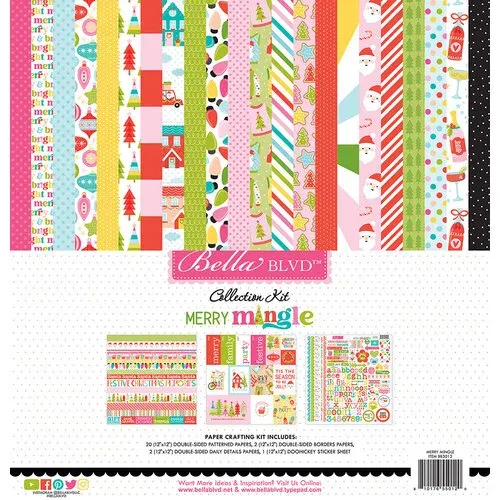 Bella Blvd - Merry Mingle Collection - 12 x 12 Collection Kit