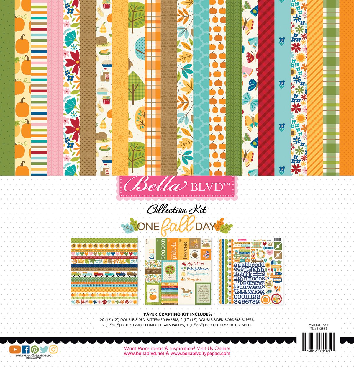 Bella Blvd - One Fall Day Collection - 12 x 12 Collection Kit
