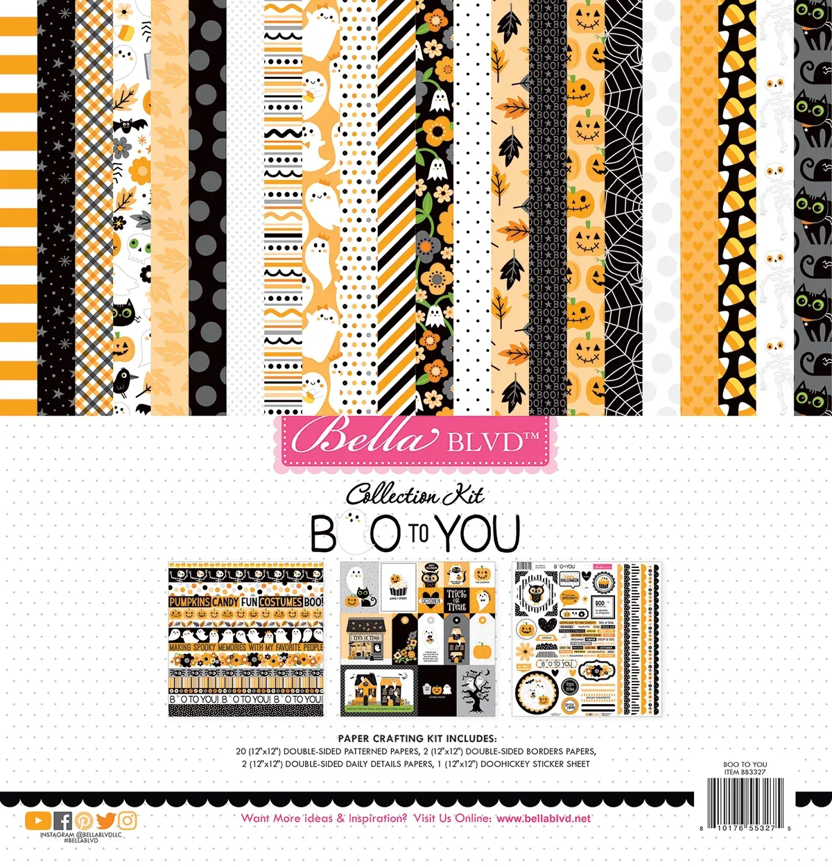 Bella Blvd - Boo To You Collection - 12x12 Collection Kit