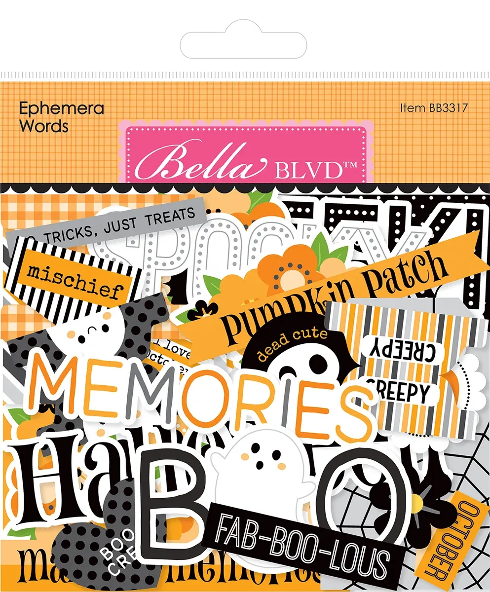 Boo To You Ephemera Words