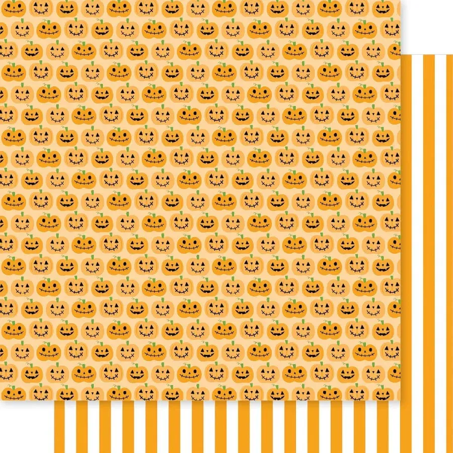 Bella Blvd - Boo to You- 12x12 Double Sided Paper- Happy Jacks