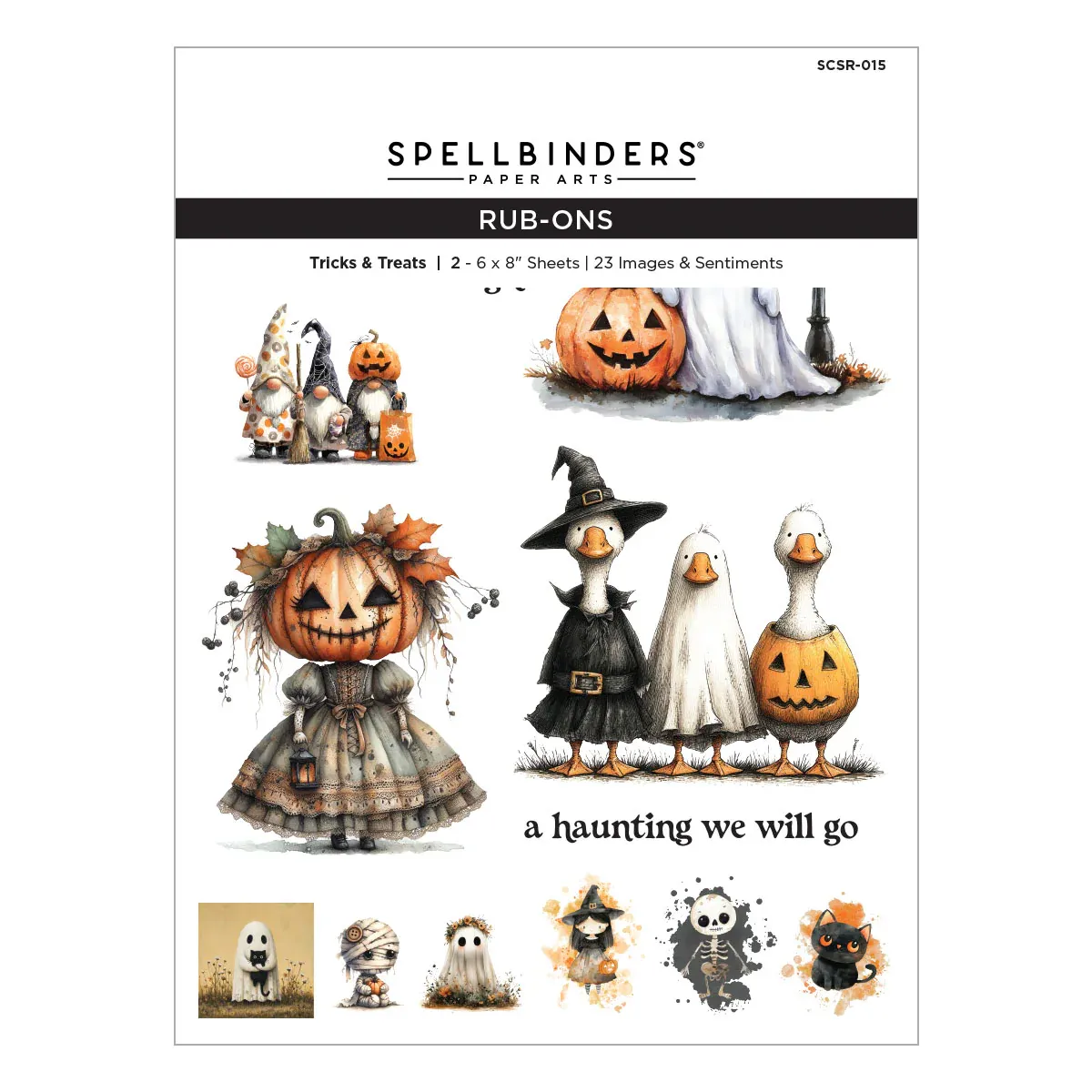 Tricks &amp; Treats Rub-On Sheets