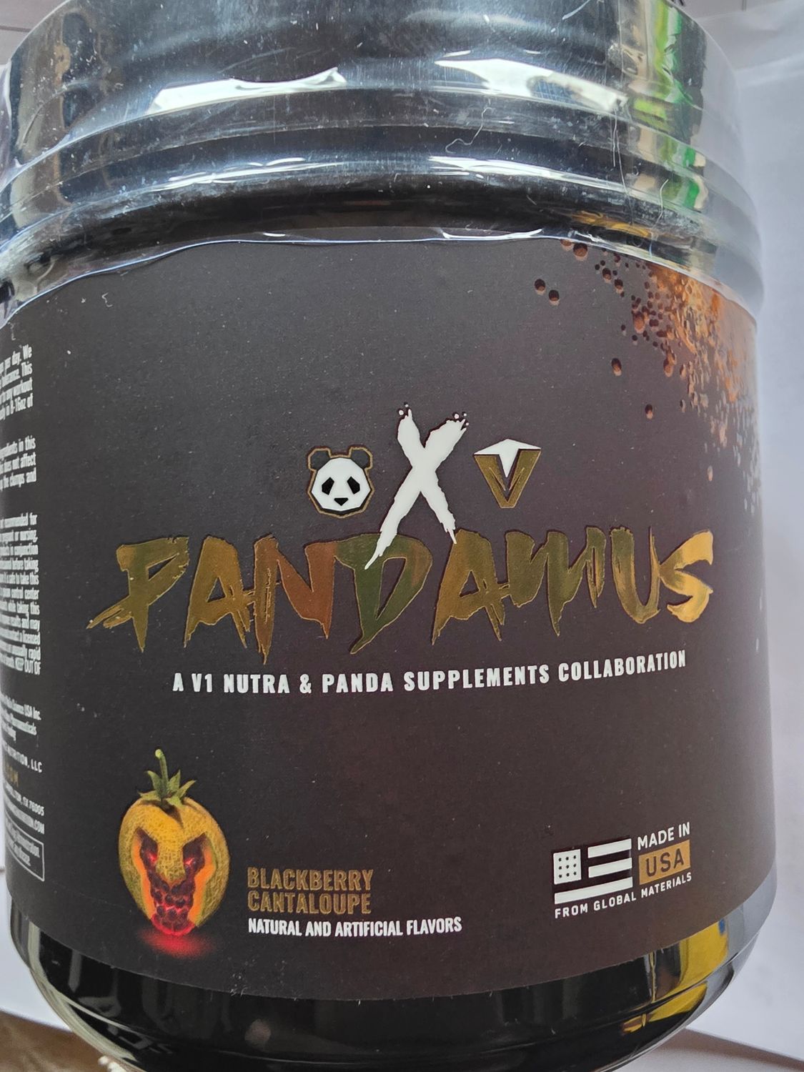 Pandamus A V1 Nutra x Panda supps collab black berry melon