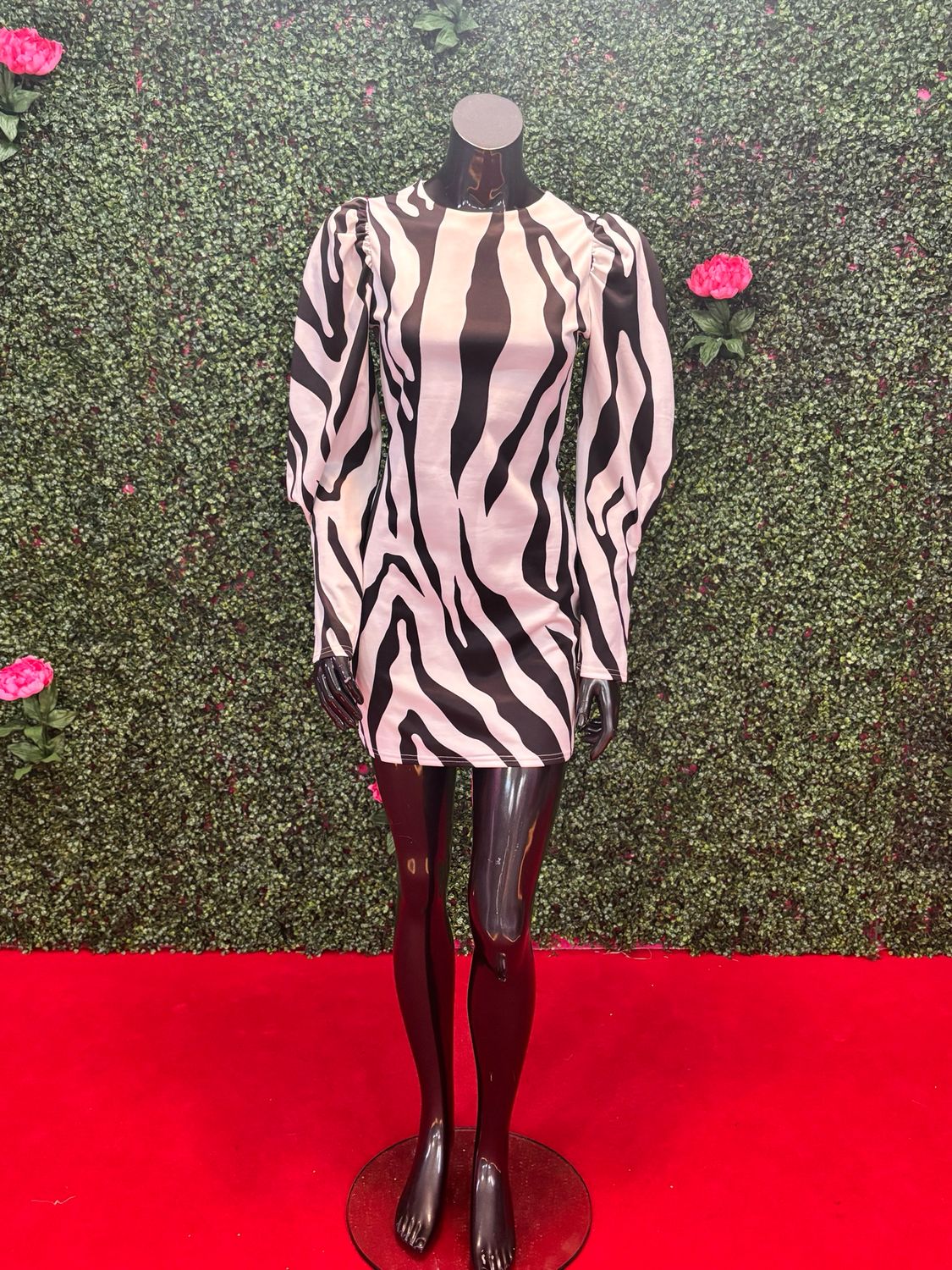 Zebra Print Midi