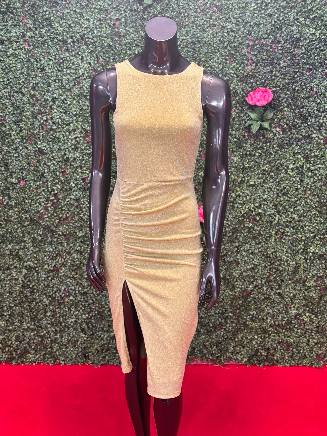 Yellow Slit Midi
