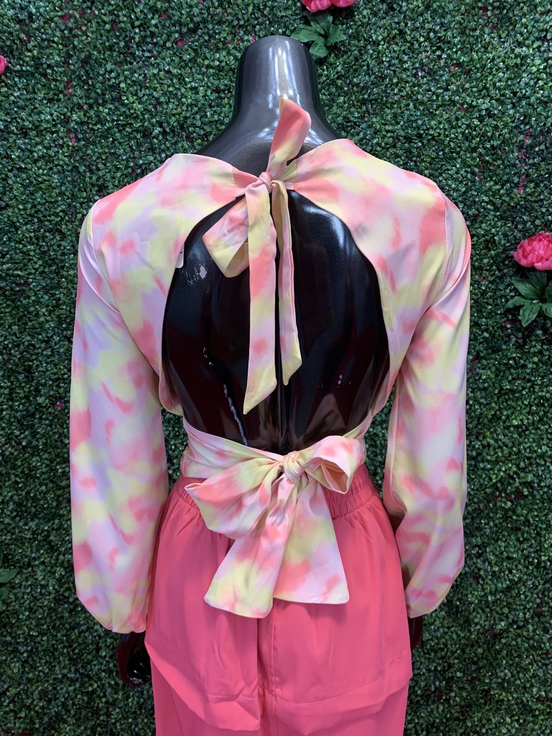 Pink and Yellow Tie-Dye