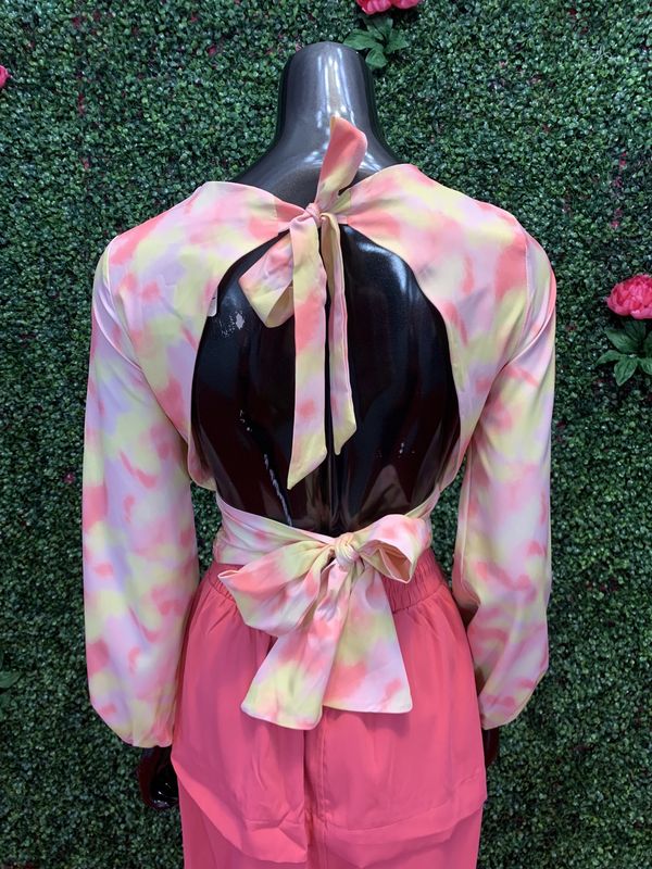 Pink and Yellow Tie-Dye