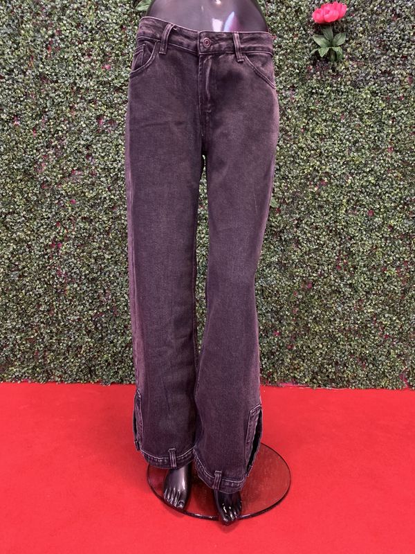 Black Acid Wash Jeans