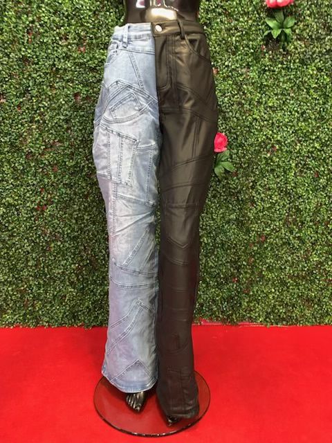 Half and Half Denim