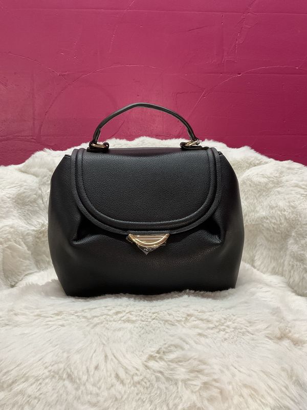 Glam to Go Black Handbag/Mini Backpack