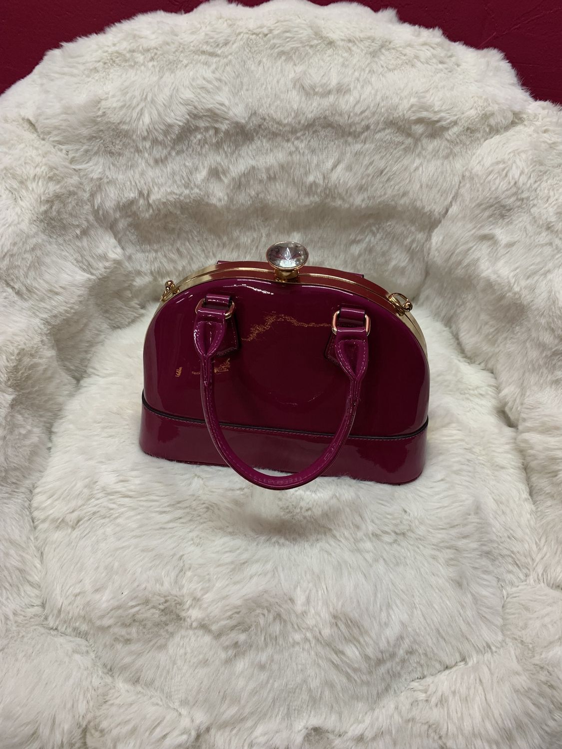 The Plum Aura Handbag