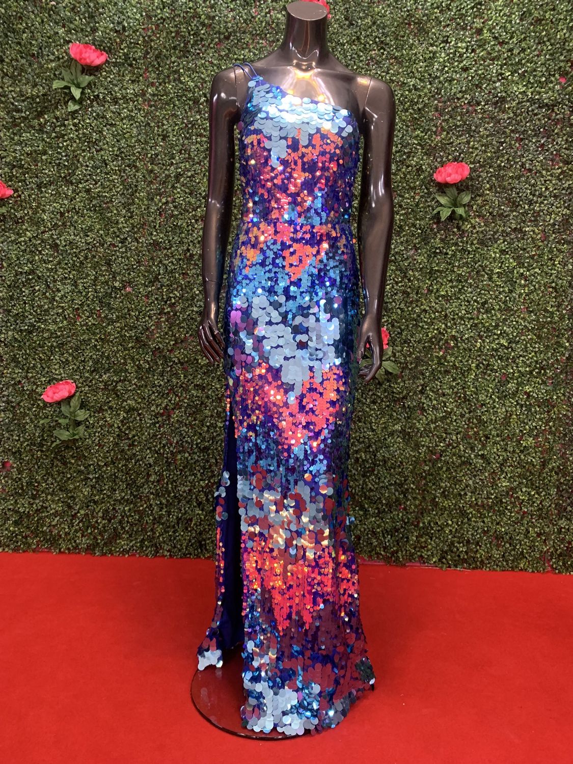 Blue Iridescent Gown